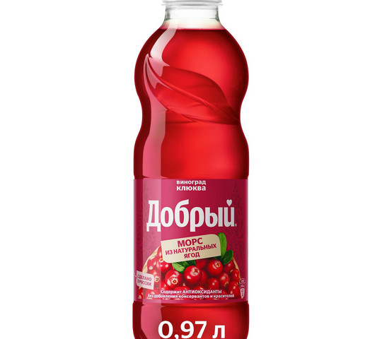 Морс  Добрый 0,97 л